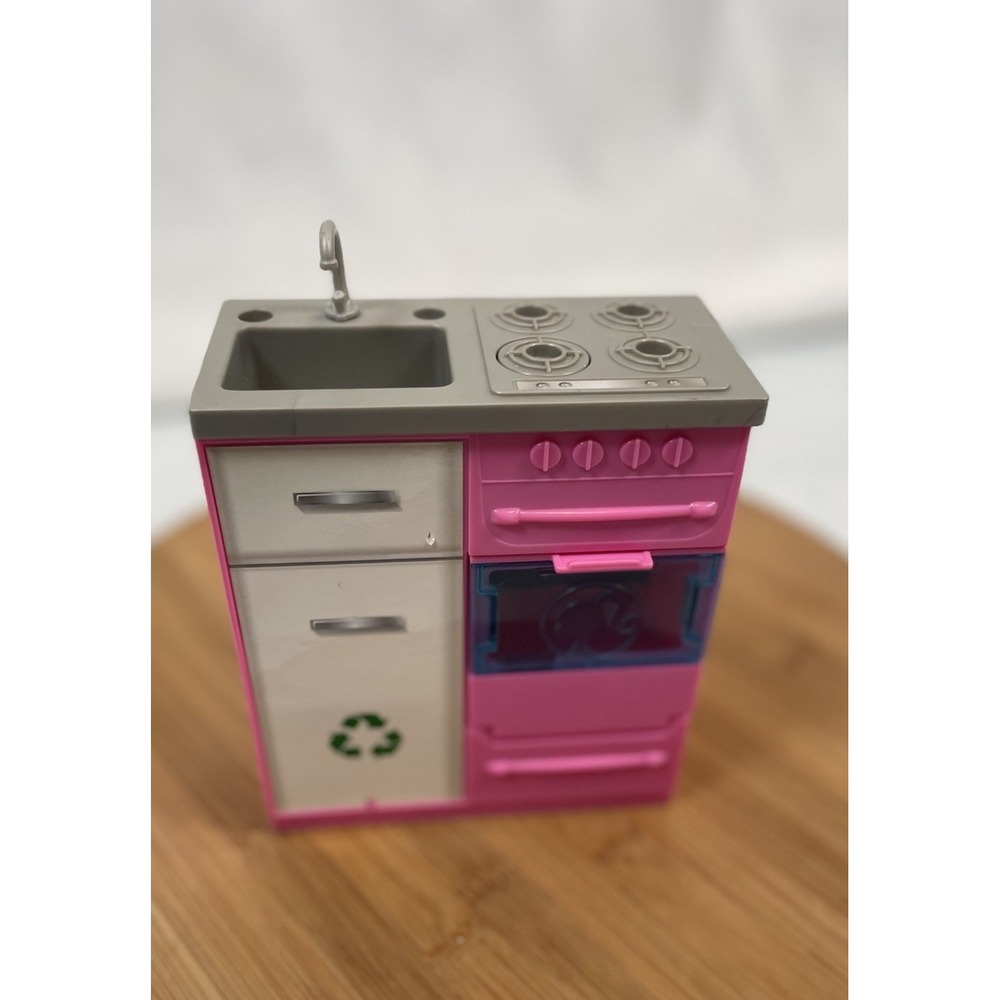 Barbie Dream house Stove Oven Sink 2018 Mattel Kitchen Ware Replacement Toy Play